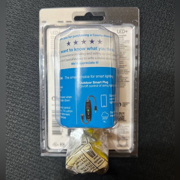 *BRAND NEW* •Lutron Caseta• ORIGINAL WIRELESS SMART DIMMER (PD-6WCL-WH-R) - Picture 2 of 4